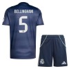 Camisola + Calções Real Madrid Bellingham 5 Criança Equipamento 2ª 2025-26